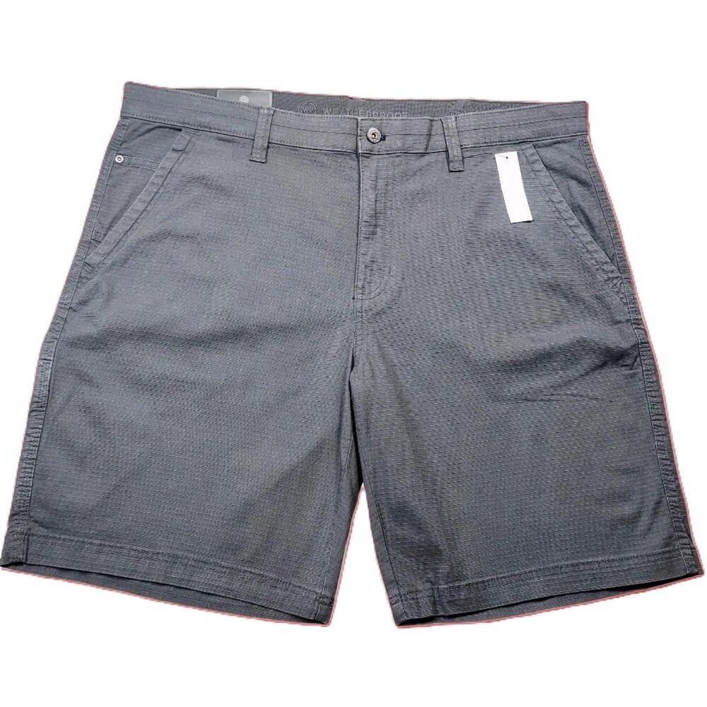 Weatherproof Ripstop Trail Utility Shorts Men’s 40 Grey Shadow Stretch Flex